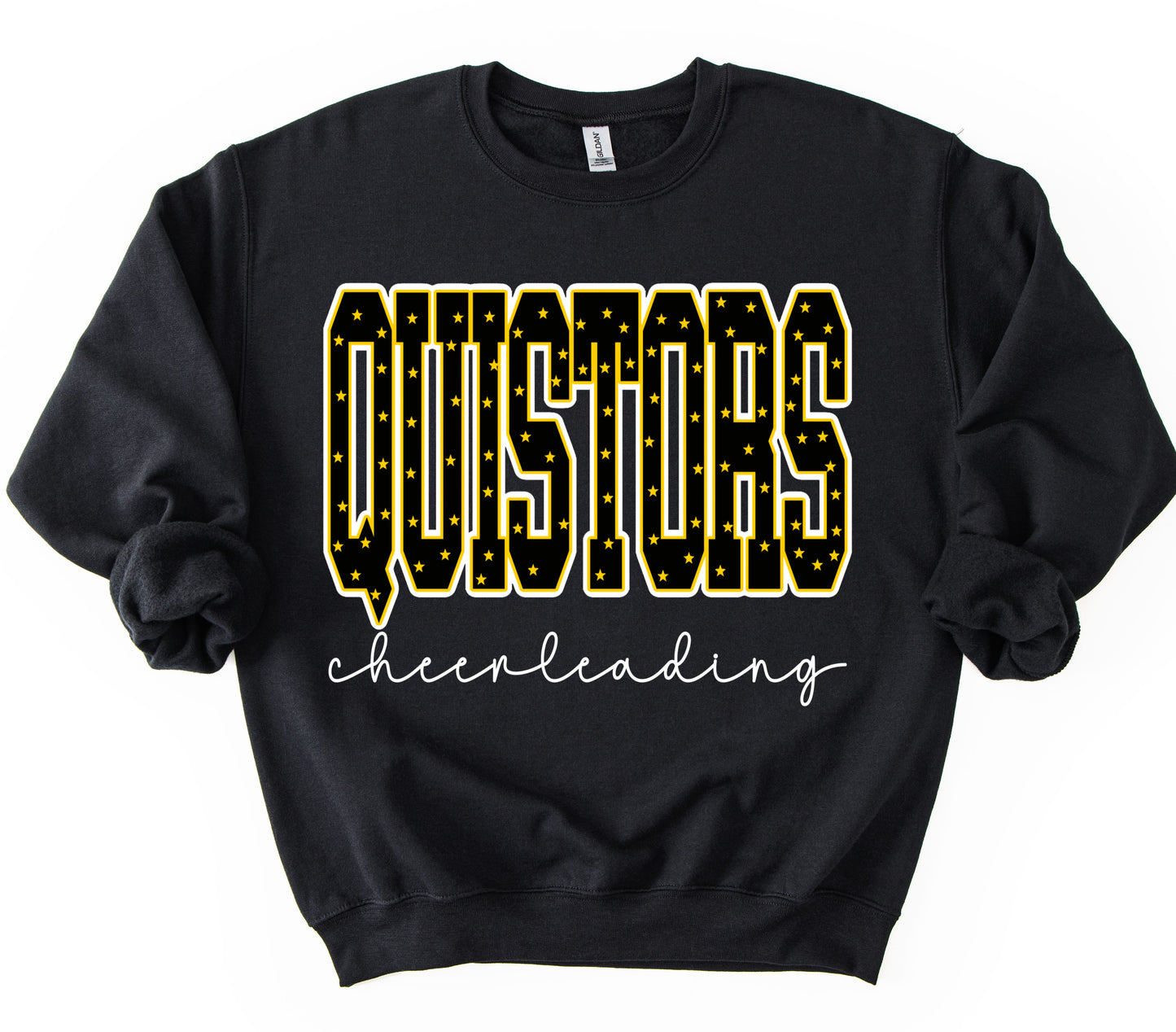 Gildan or Bella Canvas Quistors Cheerleading Sweatshirt / Youth and Adult Sizes/ Desoto County Schools / Mississippi School Shirt
