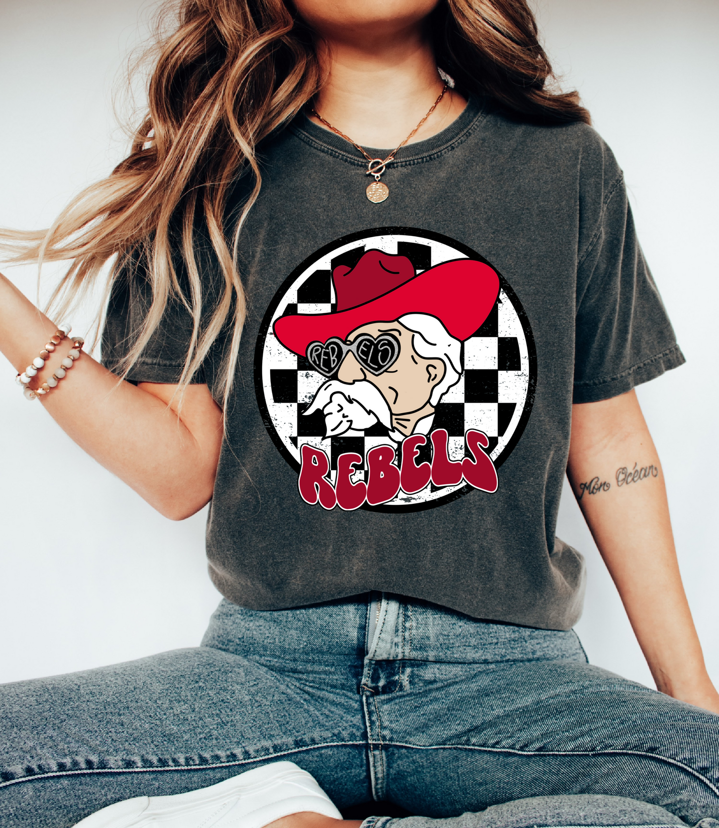 Comfort Colors or Bella Canvas RED Rebels Tee