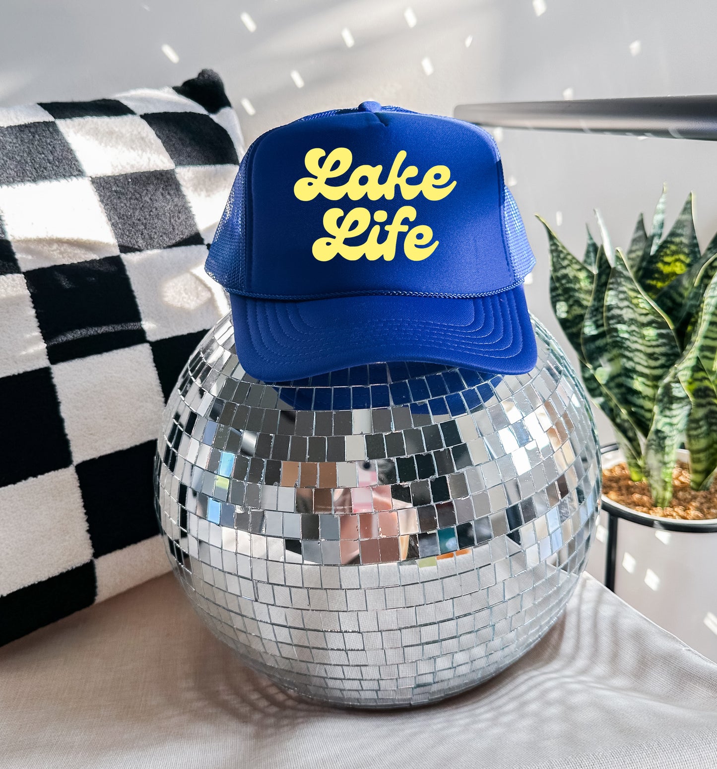 Lake Life Trucker Hat/ Trucker Hat/ Funny Trucker Hats/Lake Day Hat