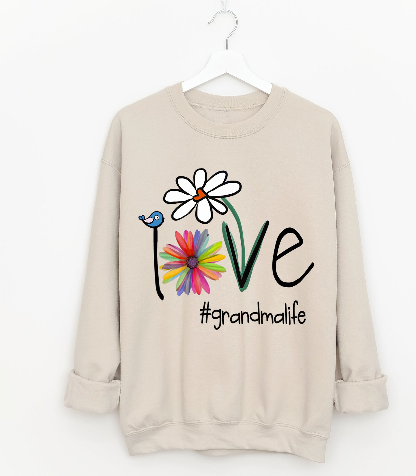 Gildan or Bella Canvas Love Grandma Life Sweatshirt