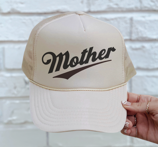 Mother Trucker Hat/ Gifts for Her