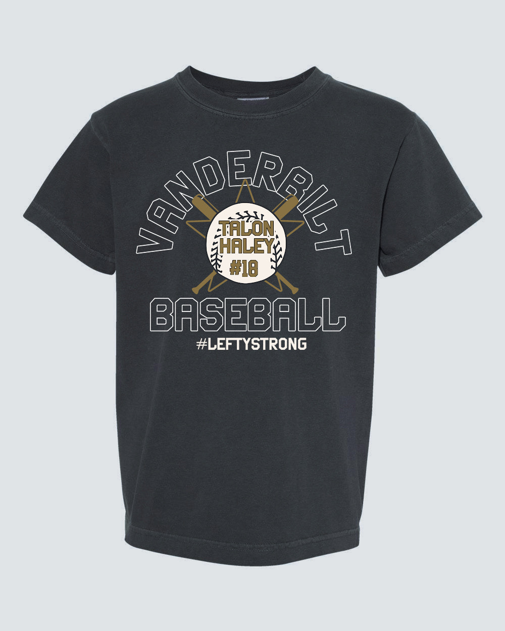 Vendy Shirts For Talon - Comfort Colors Black Unisex/ Crop and Full Length Options