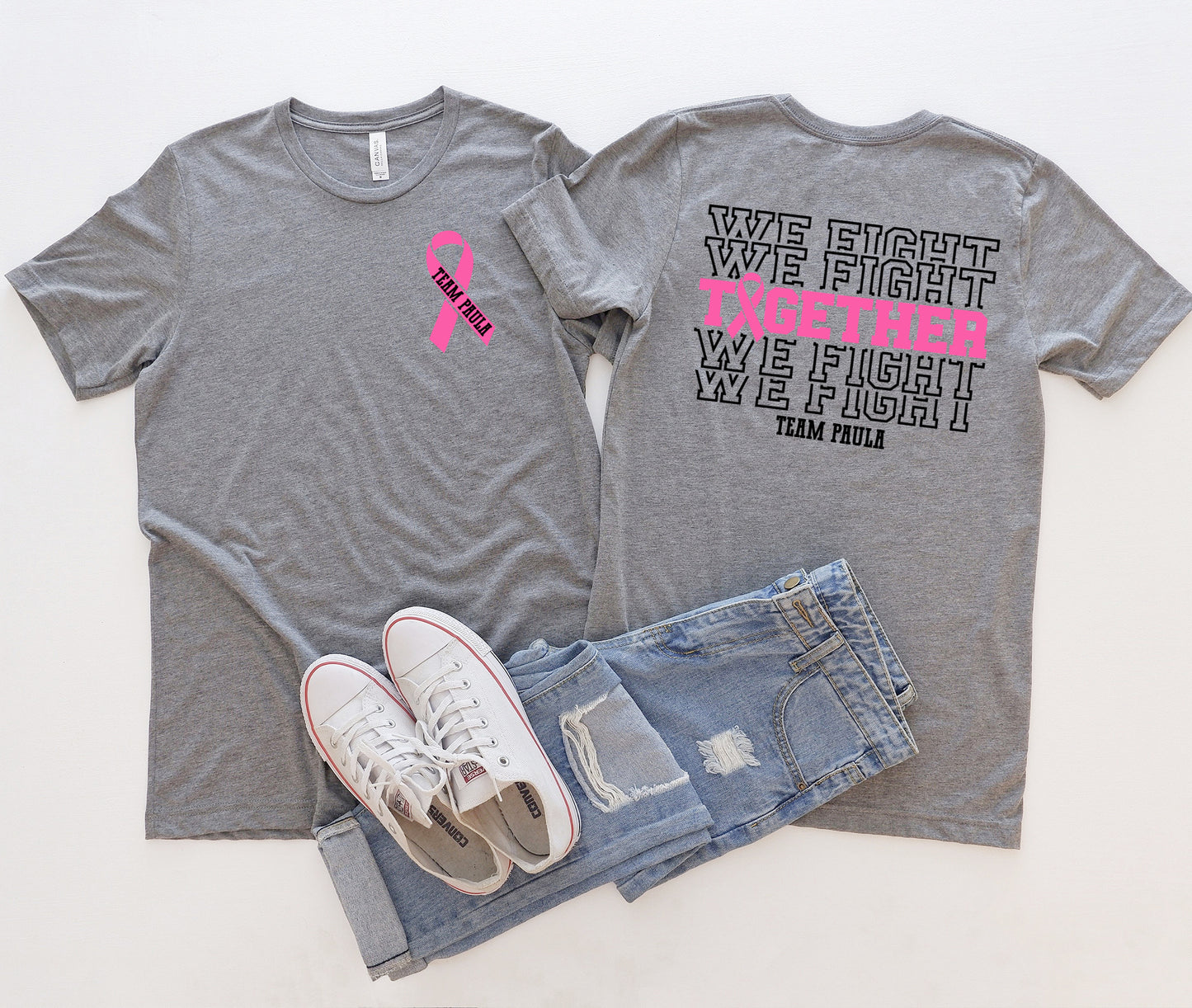 Team Paula Fundraiser Shirt / Together We Fight / Youth and Adult Sizes