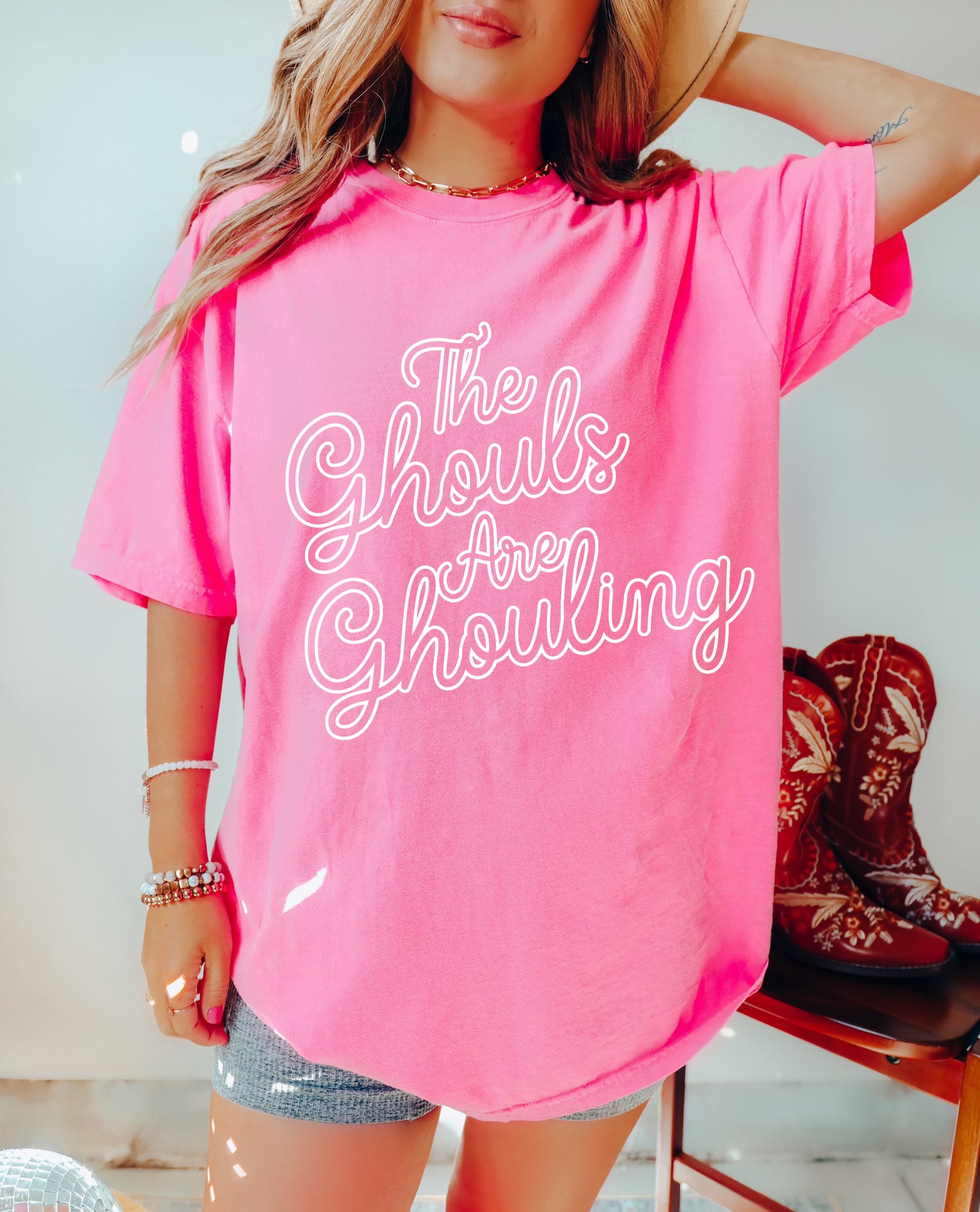 Comfort Colors - The Ghouls are Ghouling Shirt/ Halloween Shirt/ Youth and Adult Sizes