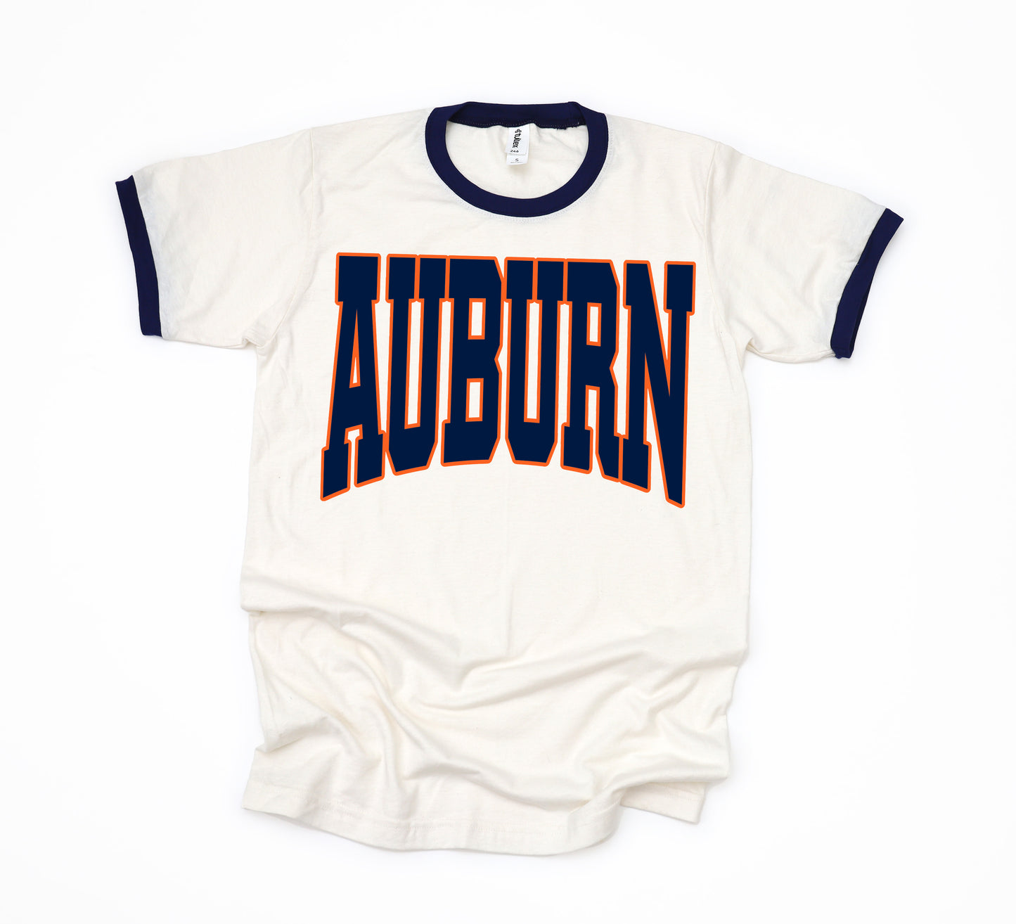 Auburn Ringer Tee/ Tultex Brand / Adult Sizes - Auburn Tigers