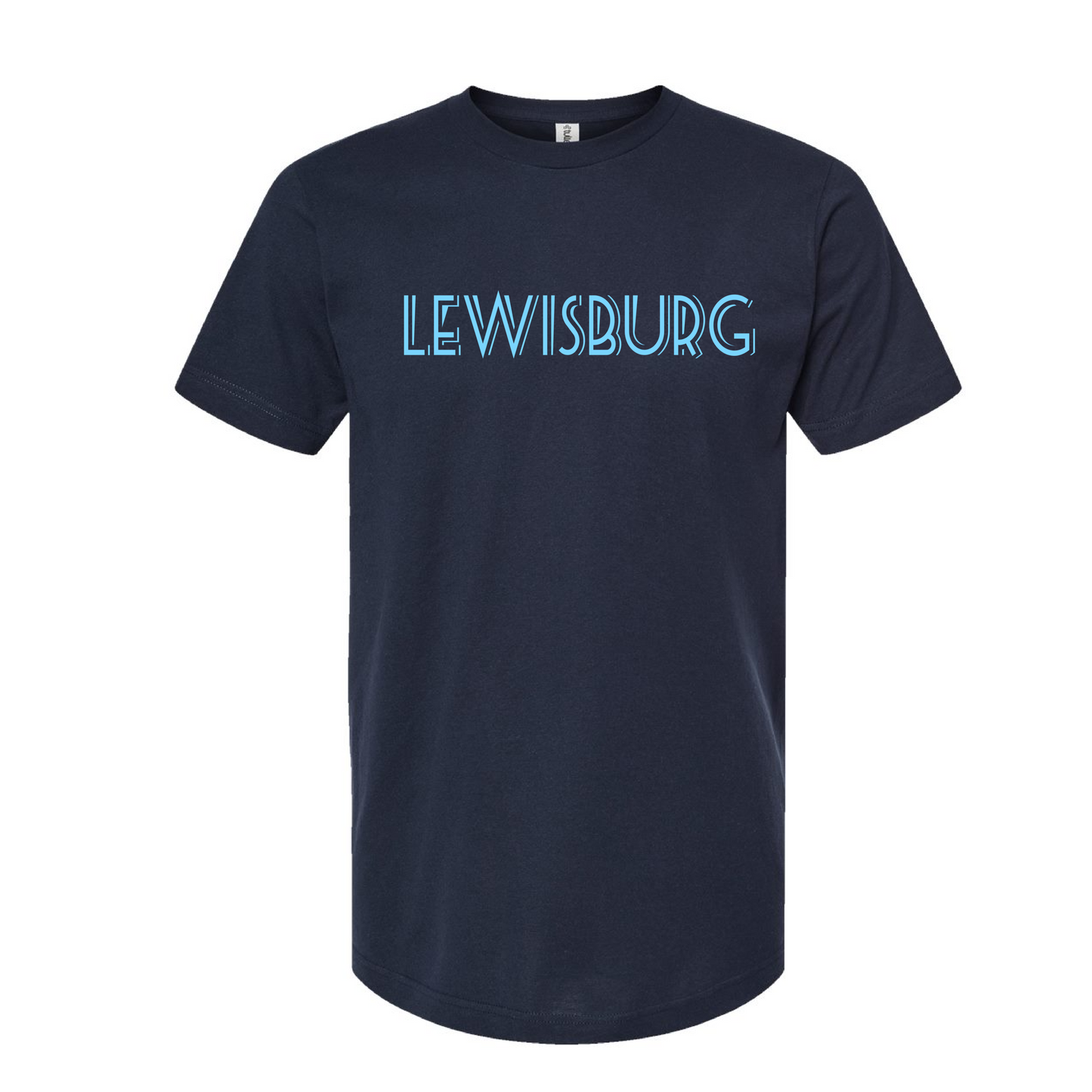 LMS Cheer Fundraiser - Lewisburg Seaside Shadow Print Shirt/ Youth and Adult Sizes - Tultex Brand
