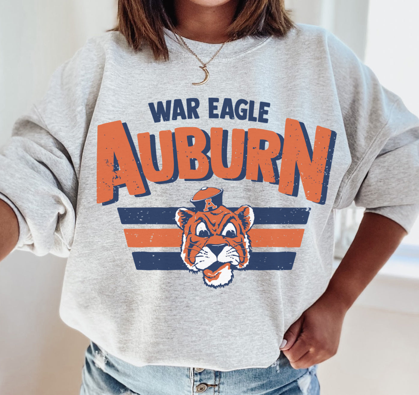 Vintage auburn 2025 crewneck