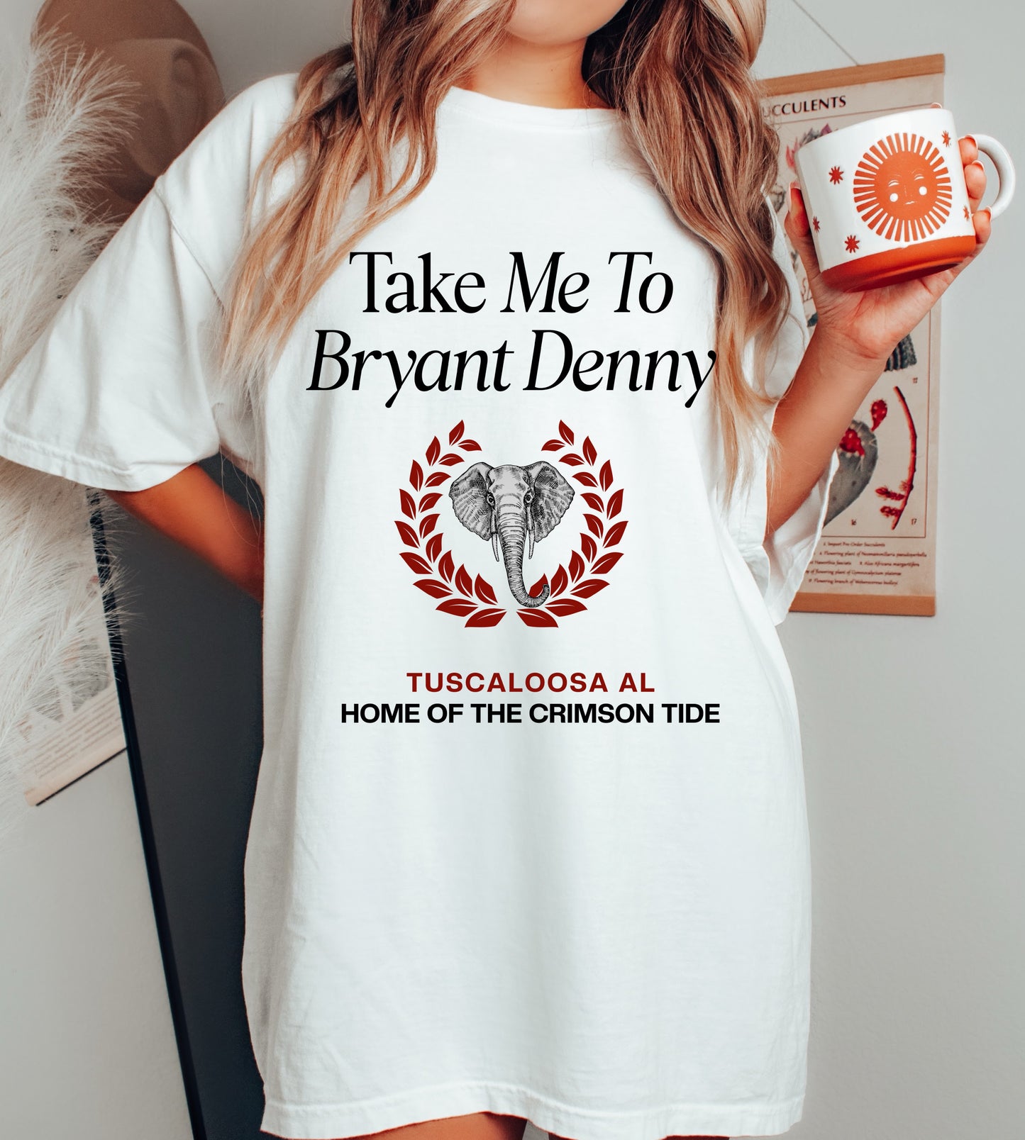SPIRIT DROP -Take Me To Bryant Denny - Alabama Shirt - Comfort Colors -Youth and Adult Size Tee