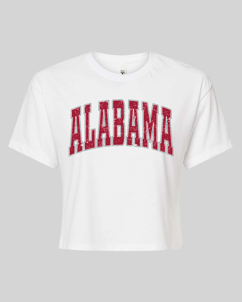 Soft Style Alabama CROPPED Tee/ Adult Sizing