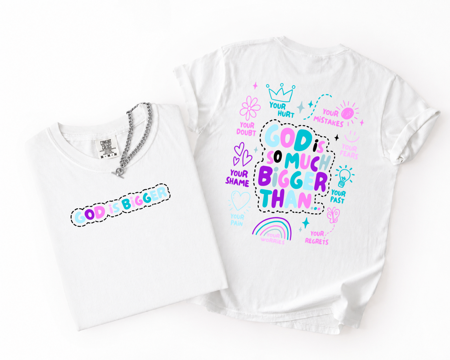 Comfort Colors God Is Bigger Shirt/ Youth and Adult Sizes