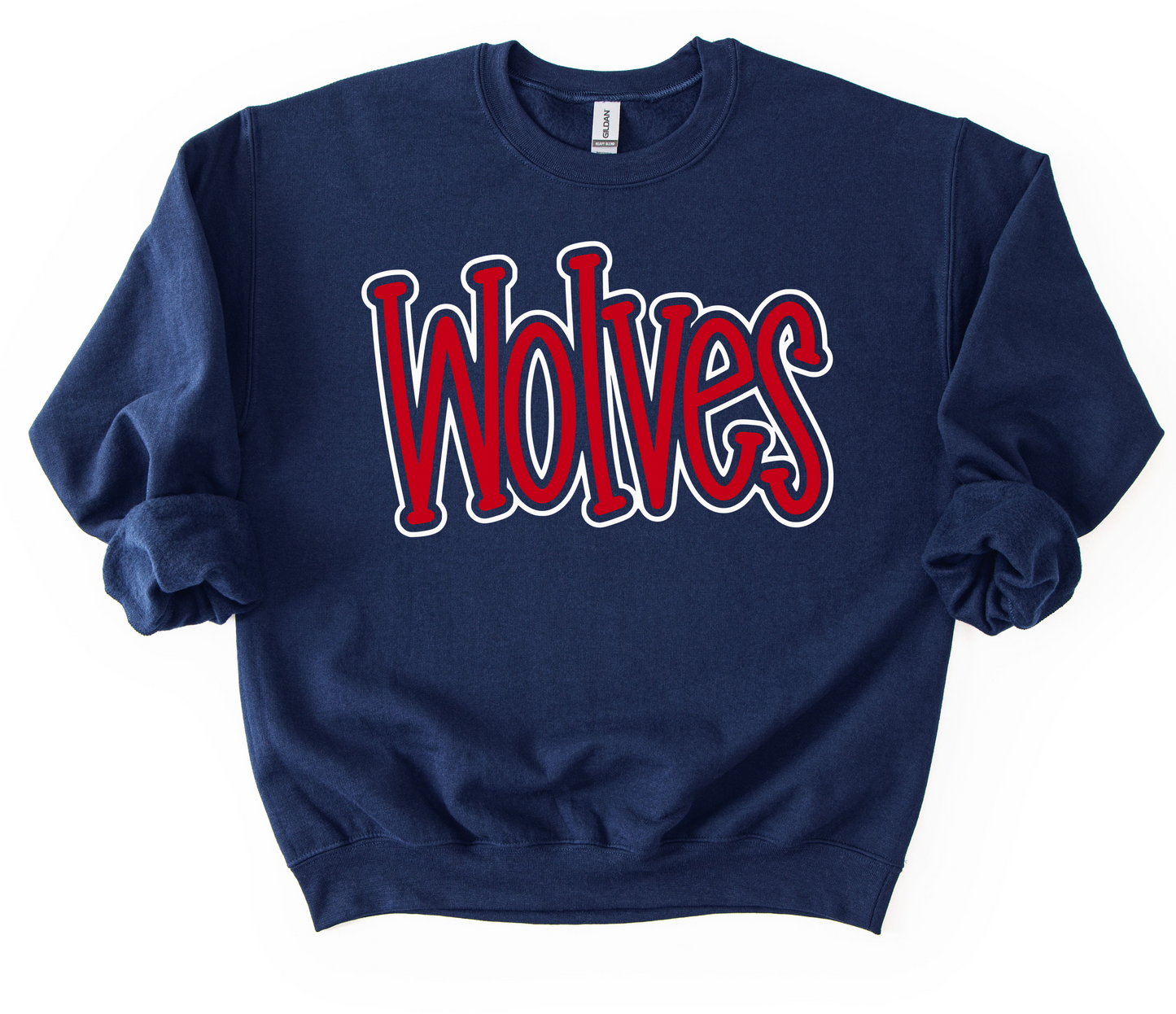 Bella Canvas or Gildan Rossville Wolves Sweatshirt/ Youth and Adult Sizes