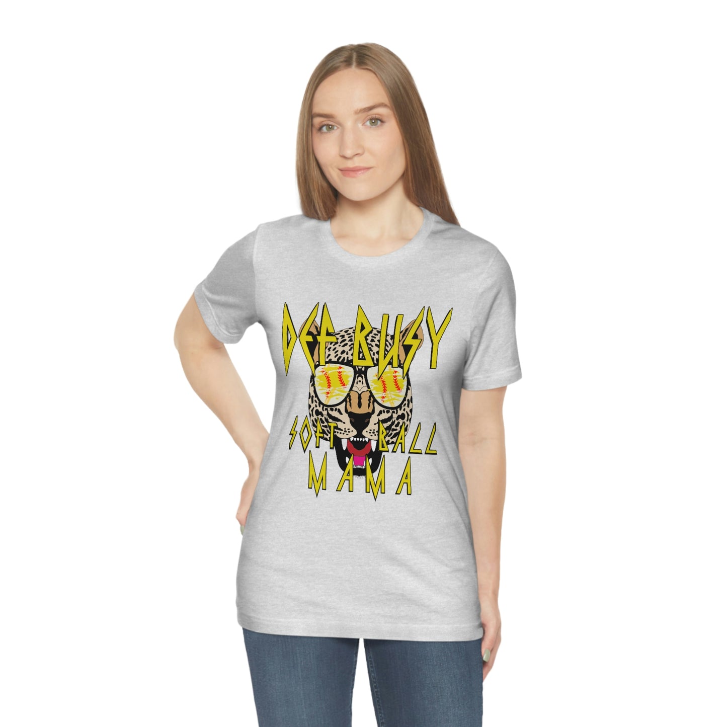 Def Busy Softball Mom - Soft Style Tee