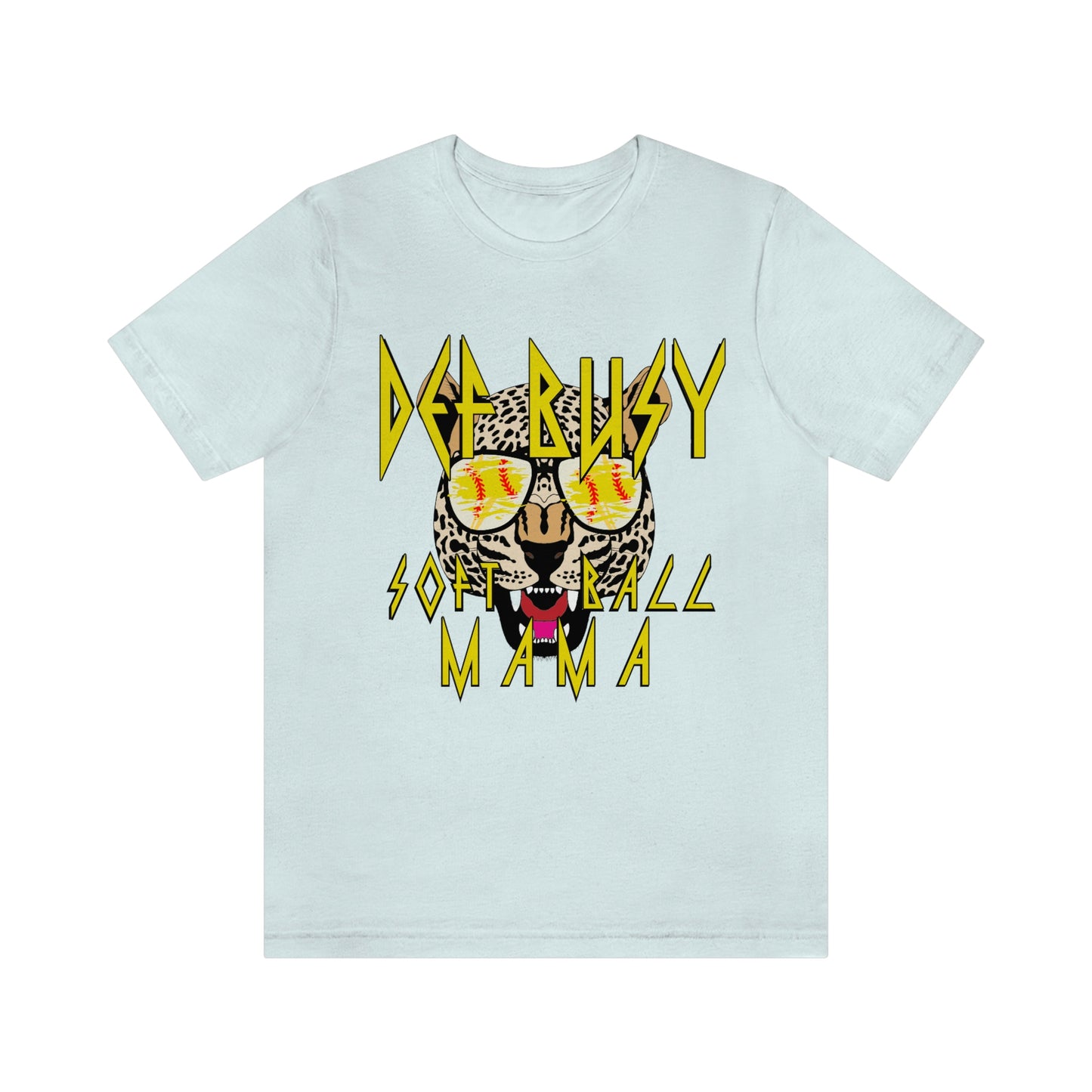 Def Busy Softball Mom - Soft Style Tee