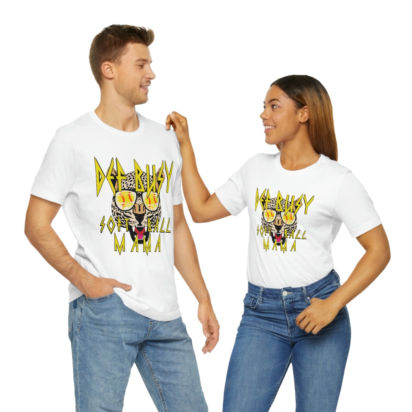 Def Busy Softball Mom - Soft Style Tee
