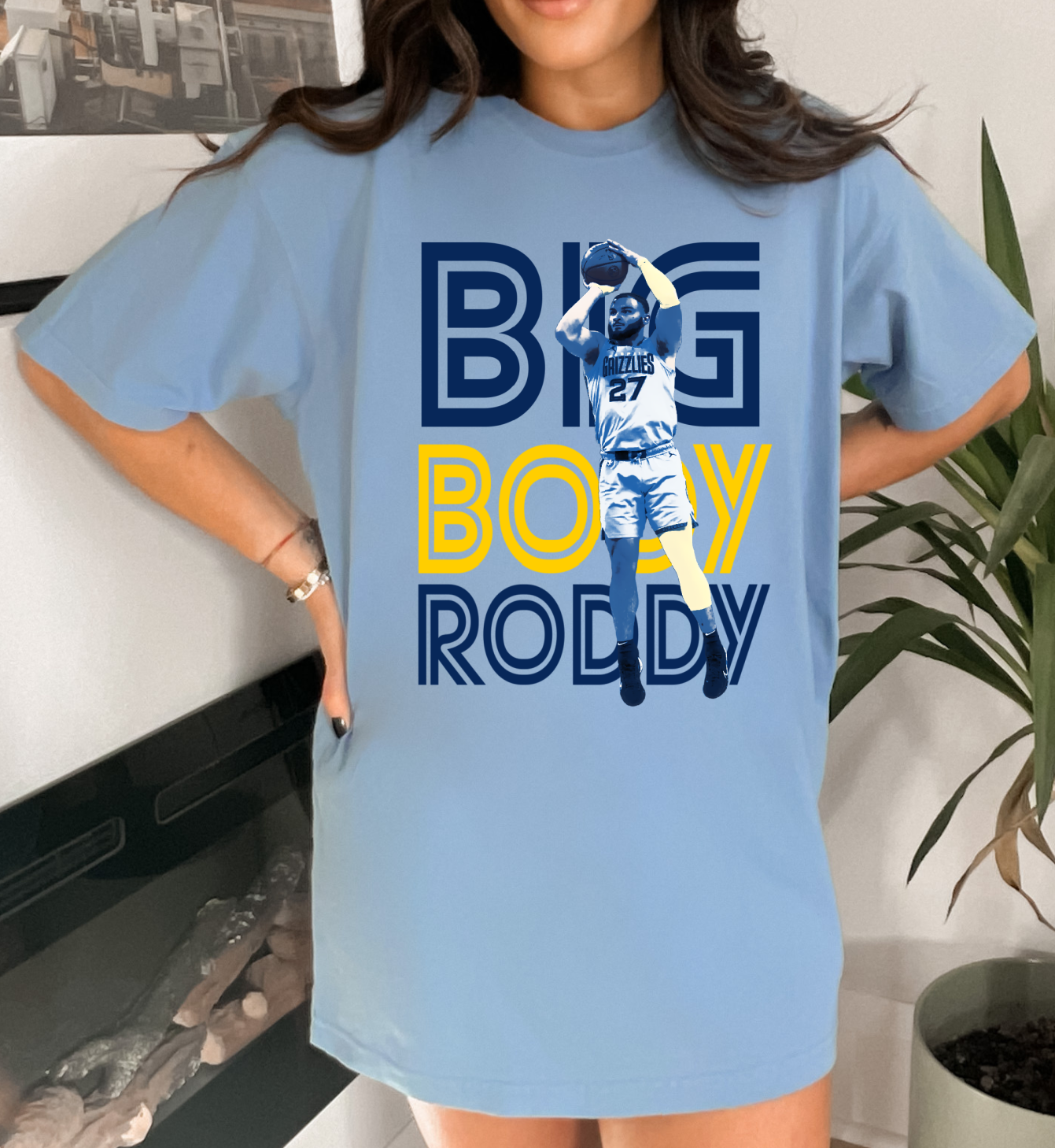 Comfort Colors or Bella Big Body Roddy Tee