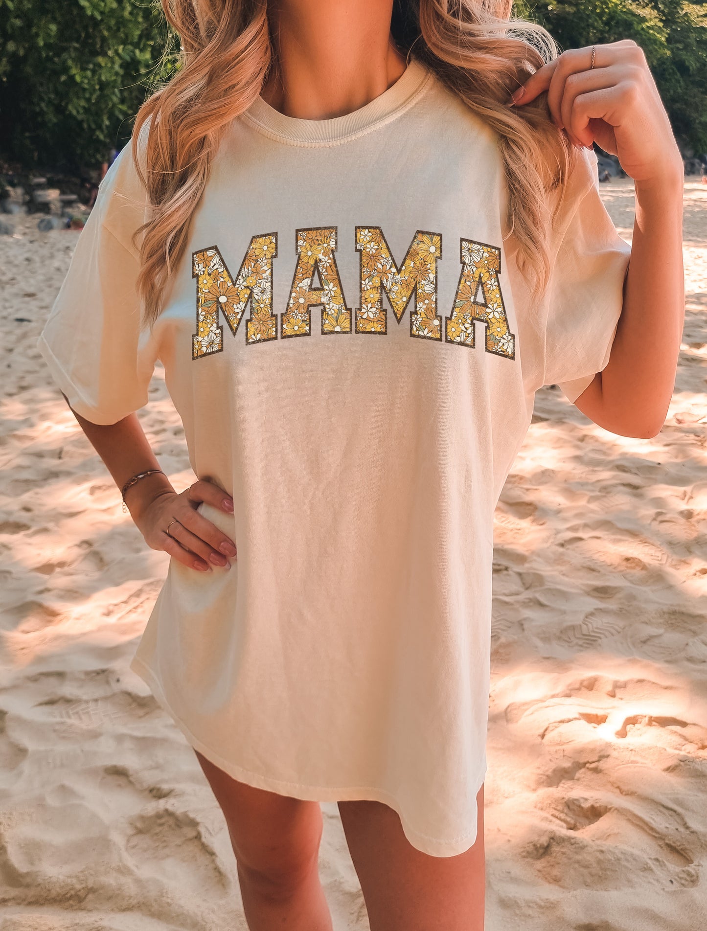 Comfort Colors Leopard Mama Tee/ Super Cute Mama Shirt/ Gifts for Her/ Beach Cover Up