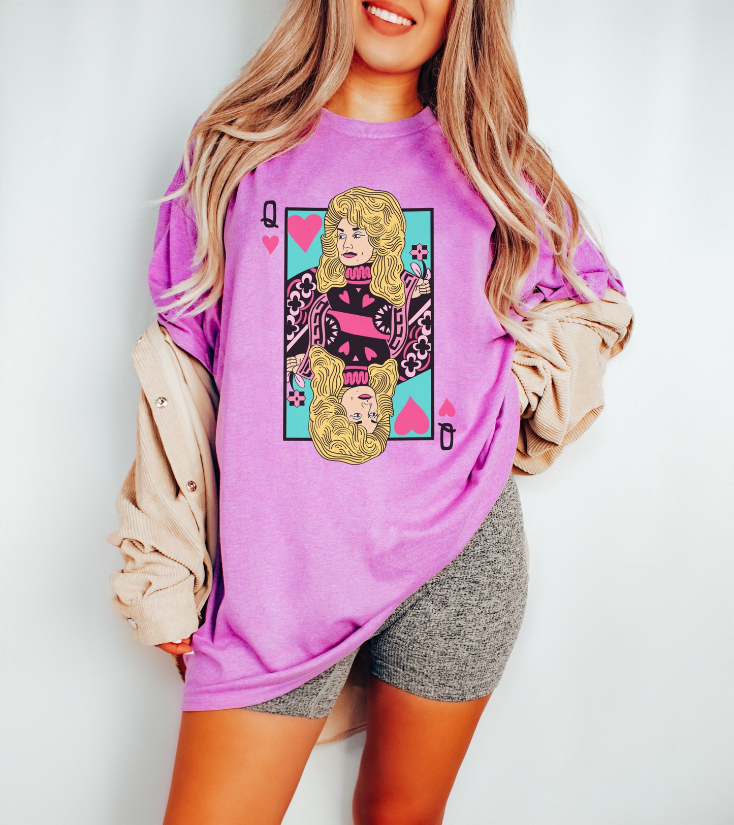 Soft Style Queen of Country Card Shirt/ Country Music Legends Tee/ Adult Sizes/ Dolly Card