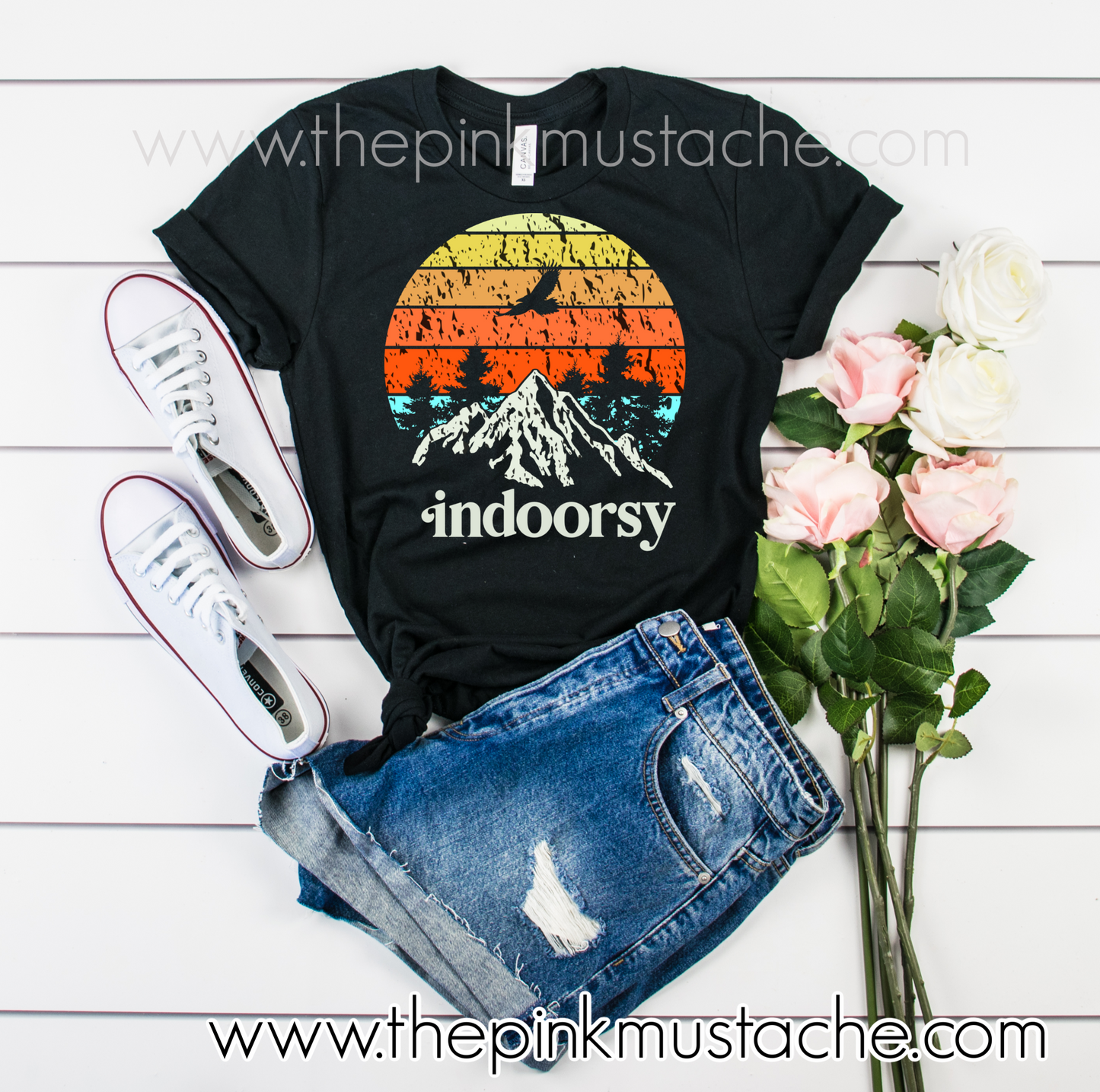 Funny Indoorsy Tank Top, Crop Tank, Or T-Shirt - Racerback Tank Top -Funny Quarantine Tank