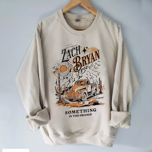 Bella Canvas Something In The Orange Sweatshirt / Country Western Sweatshirt