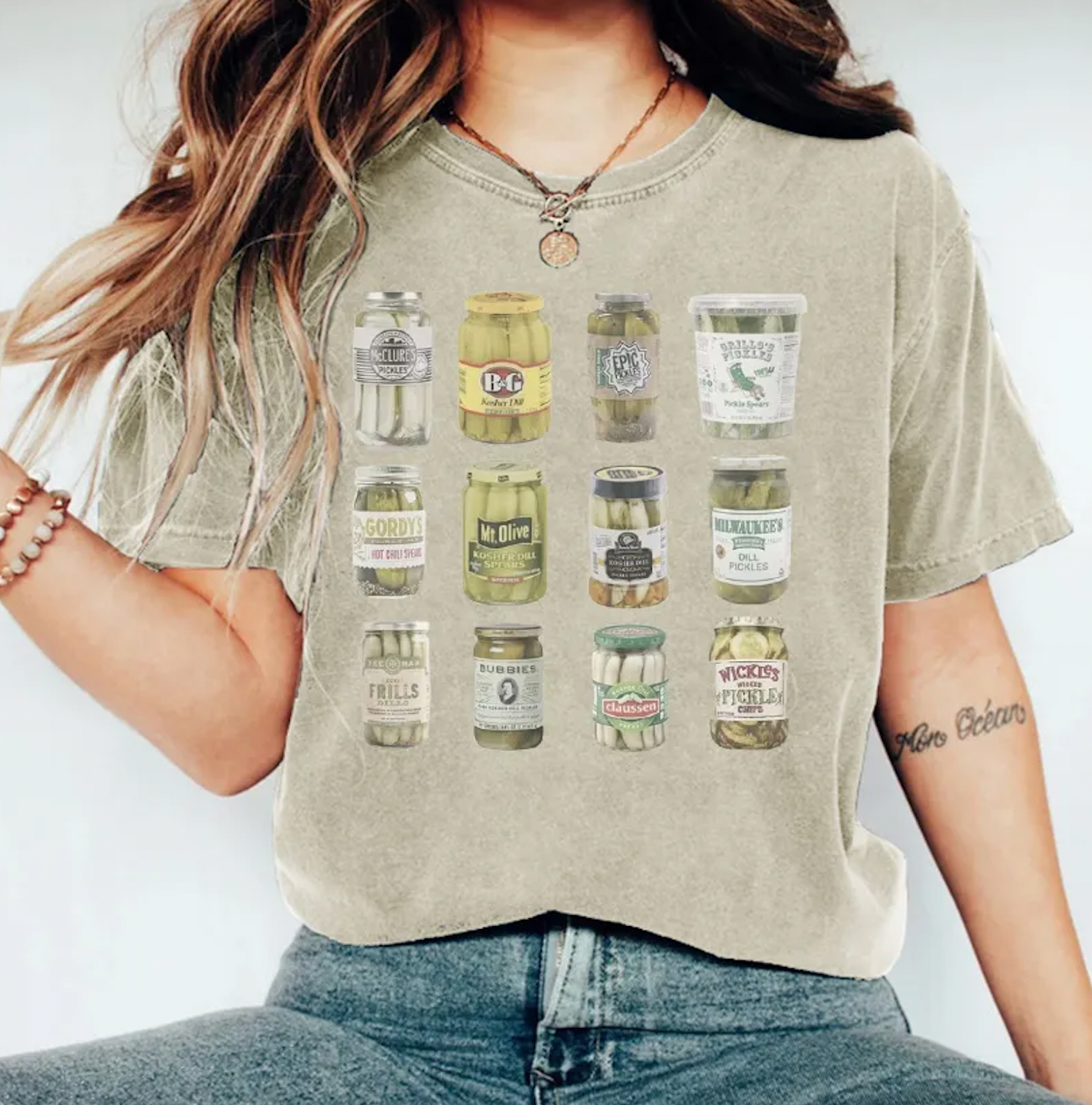 Comfort Colors or Bella Vintage Pickles Tee / Toddler, Youth, and Adult Sizes