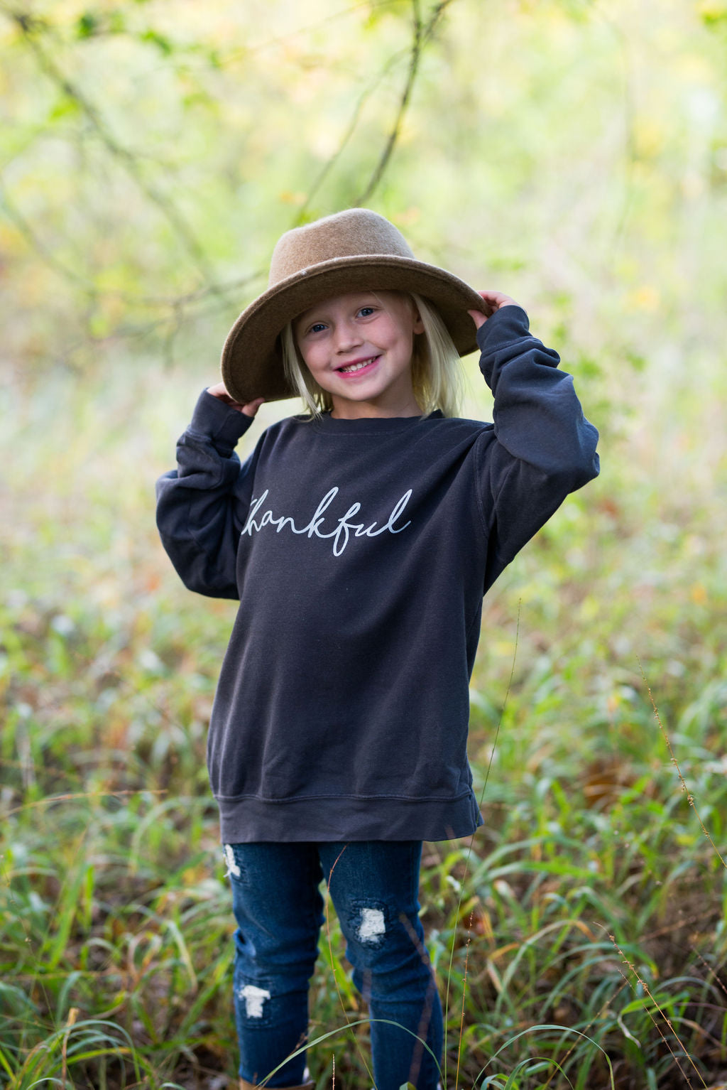 Thankful Sweatshirt - Youth and Adult Sizes Available