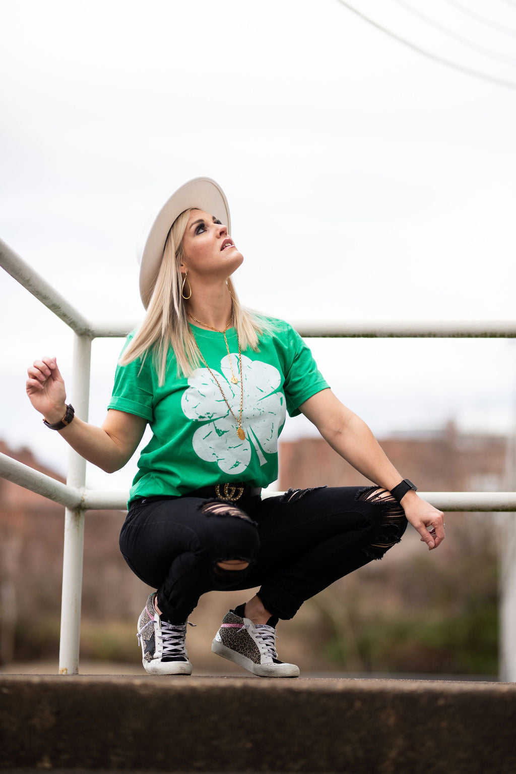 Lucky Clover Tee / St Patty's Day Bella Tee