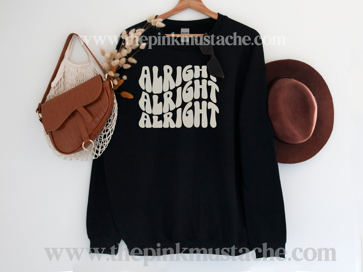 Alright Alright Alright Sweatshirt/ Unisex sized Sweatshirts/ DTG printed - Toddler, Youth, And Adult Sizes/ Southern Sweatshirt