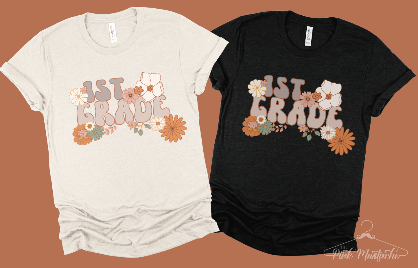 Daisy Floral Any Grade Tee/ Teacher Shirts/ Student Shirts/ Multiple Colors