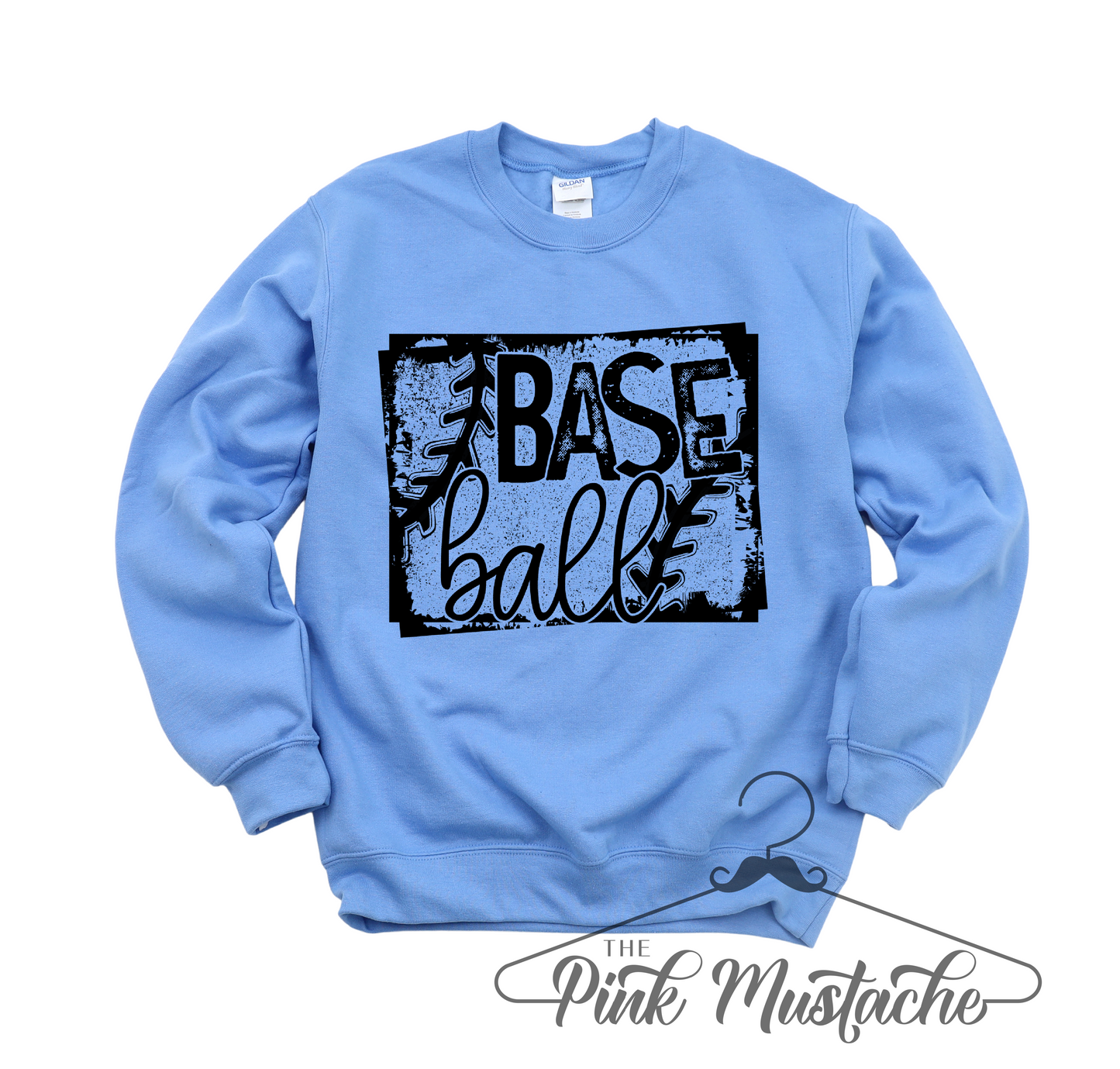 Baseball Carolina Blue Unisex Baseball Sweatshirt/ Baseball Youth and Adult Sizes