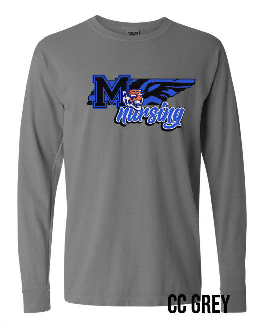 Memphis Nursing Comfort Color Tees/ Long and Short Sleeve Options