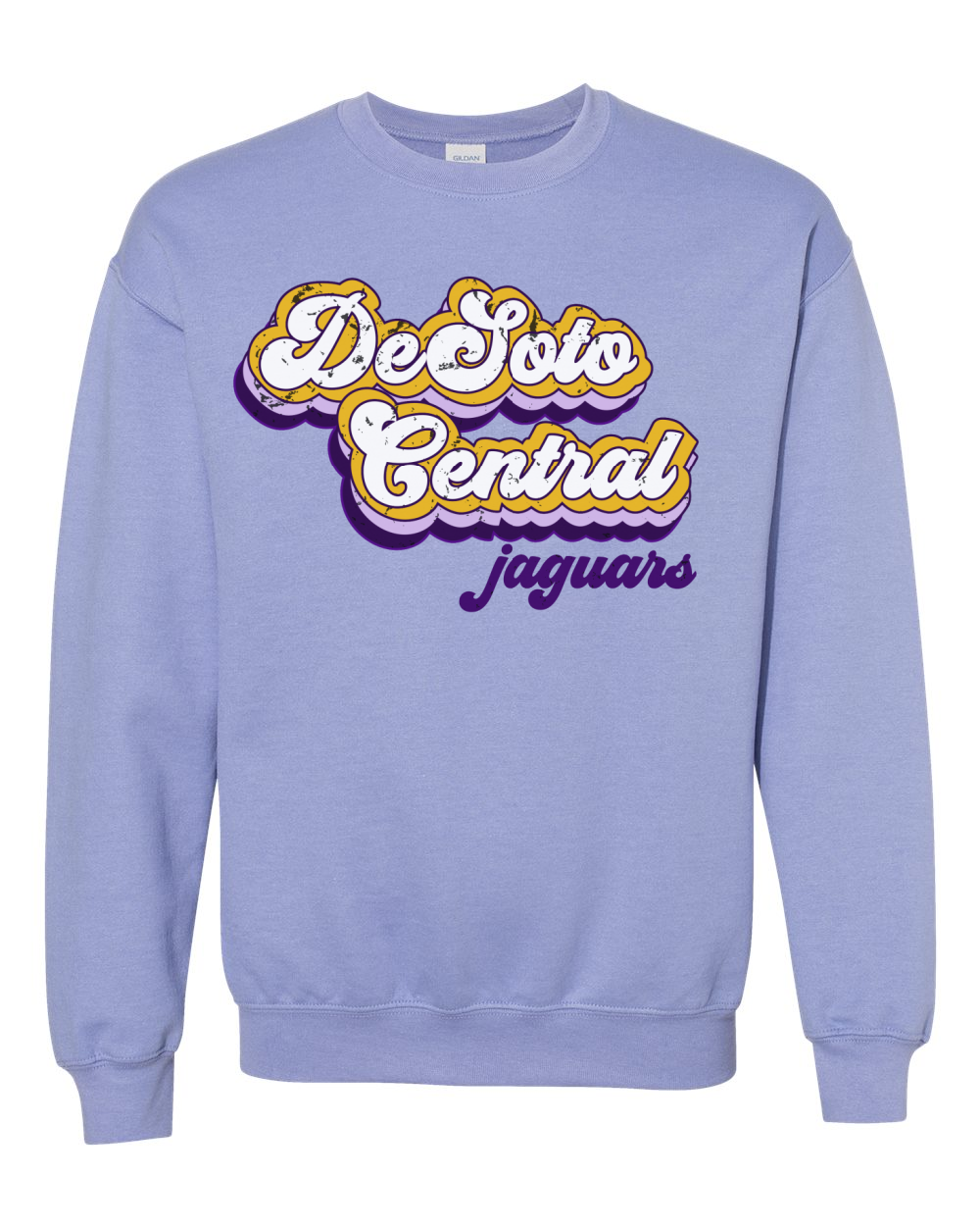 Desoto Central Jaguars Shirt Retro Design Sweatshirt / DC -Desoto Central Schools / Mississippi School Sweatshirt