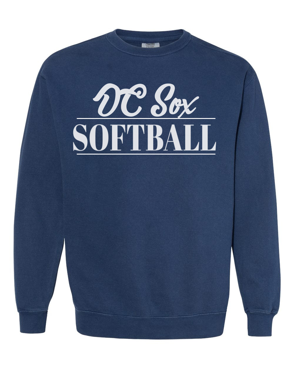 D C Sox Softball Sweatshirt/ Comfort Colors Or Gildan