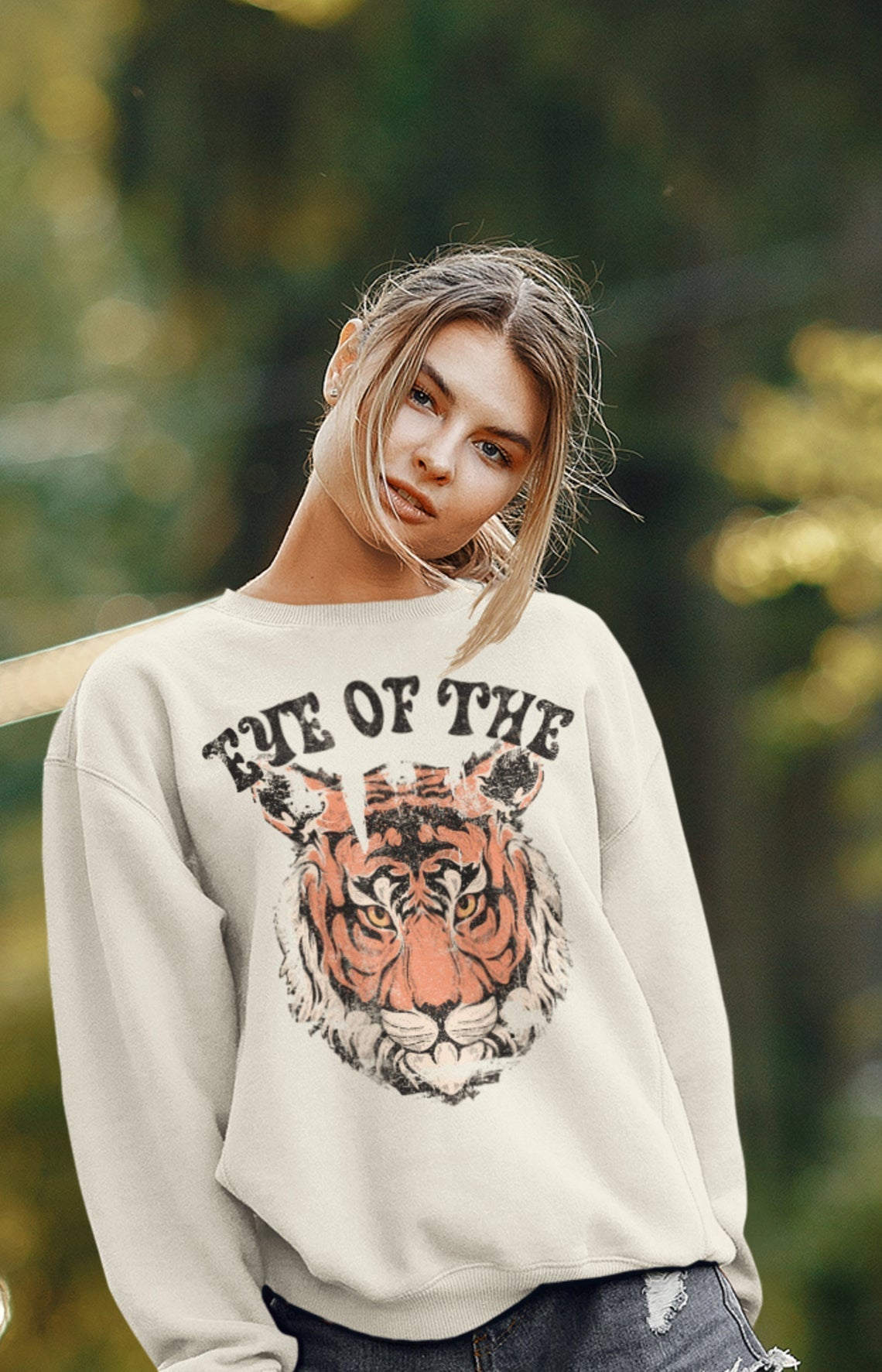 Eye Of The Tiger Graphic Sweatshirt – Beautiful Soul Boutique