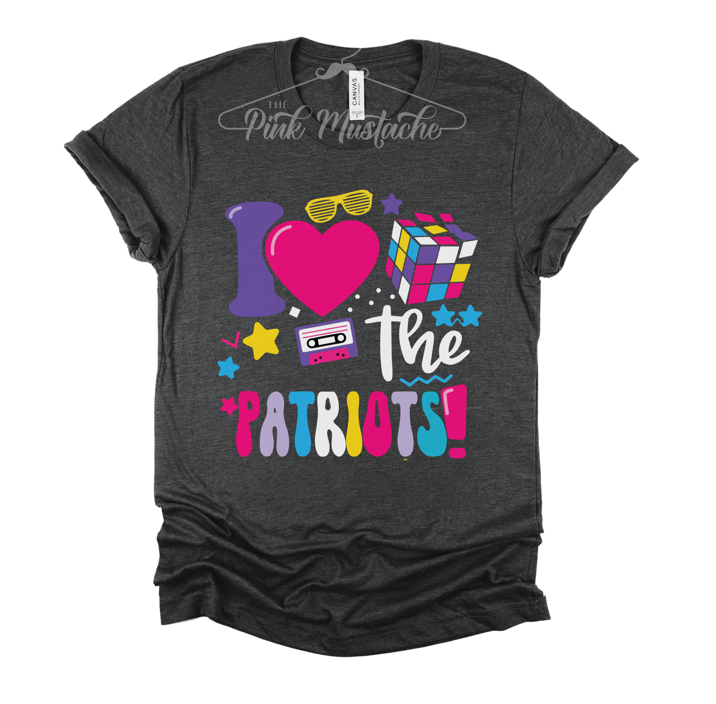 I love The Patriots Decades Day Tee / 80's 90's Shirt