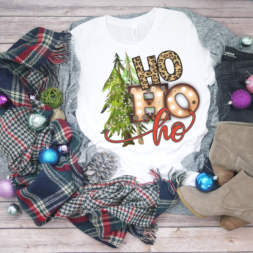 Ho Ho Ho Christmas Shirt / Youth and Adult sizing