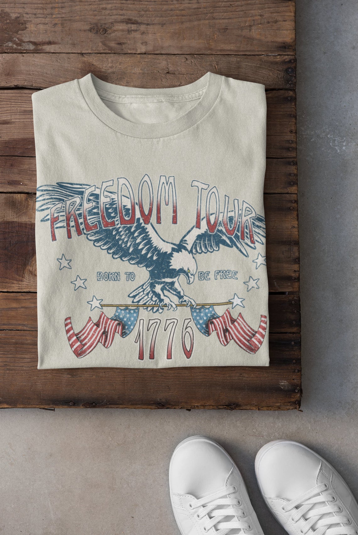 Freedom Tour Rocker Family Matching Shirts / Rocker Tees Memorial Day July 4th / Retro Style/ Toddler - Youth - Adult Sizing