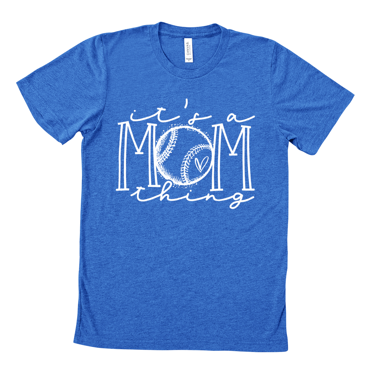 Comfort Colors or Bella Canvas It's a Mom Thing Baseball Tee/ Baseball Mom Shirt/ Multiple Colors