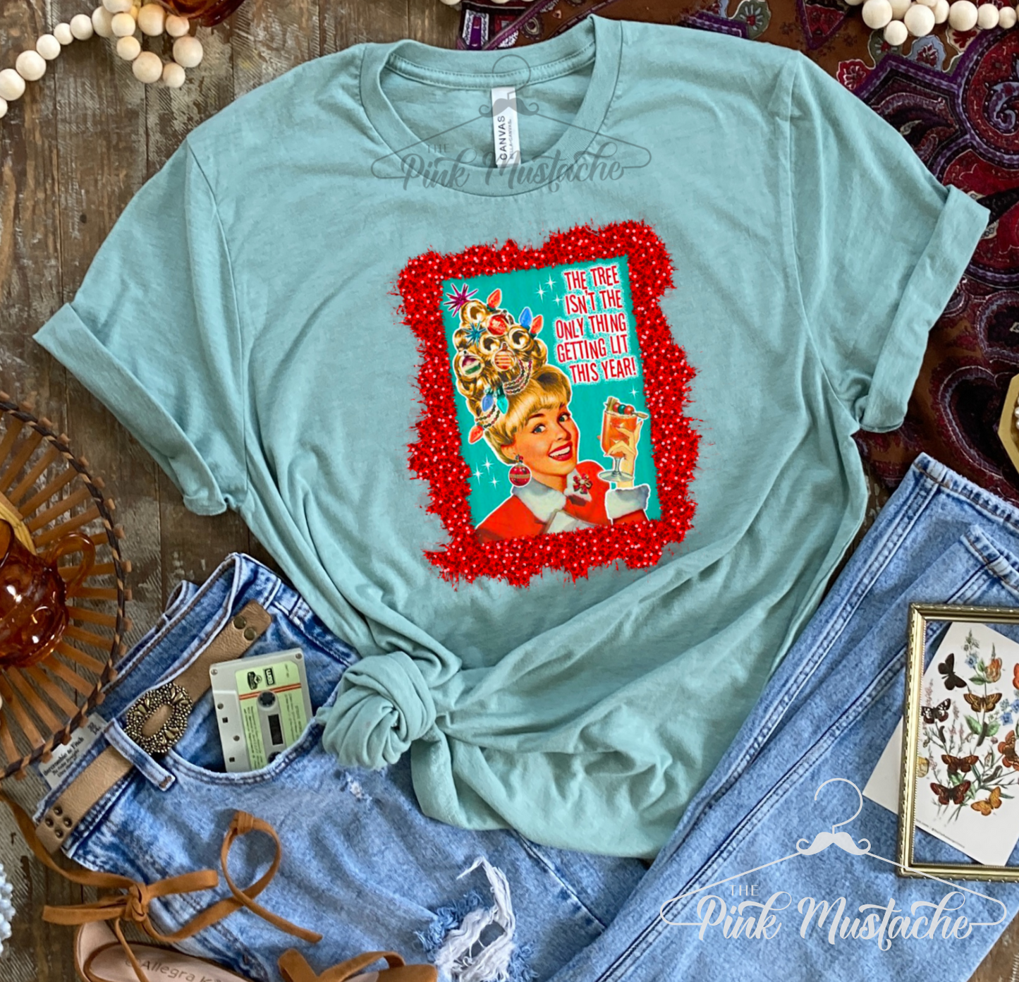 The Tree Isn't The Only Thing Getting Lit This Year Christmas Funny Shirt