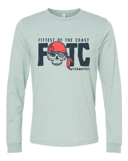 Long Sleeve Fittest of The Coast - Team April - T-Shirts - Unisex Bella Canvas Tees