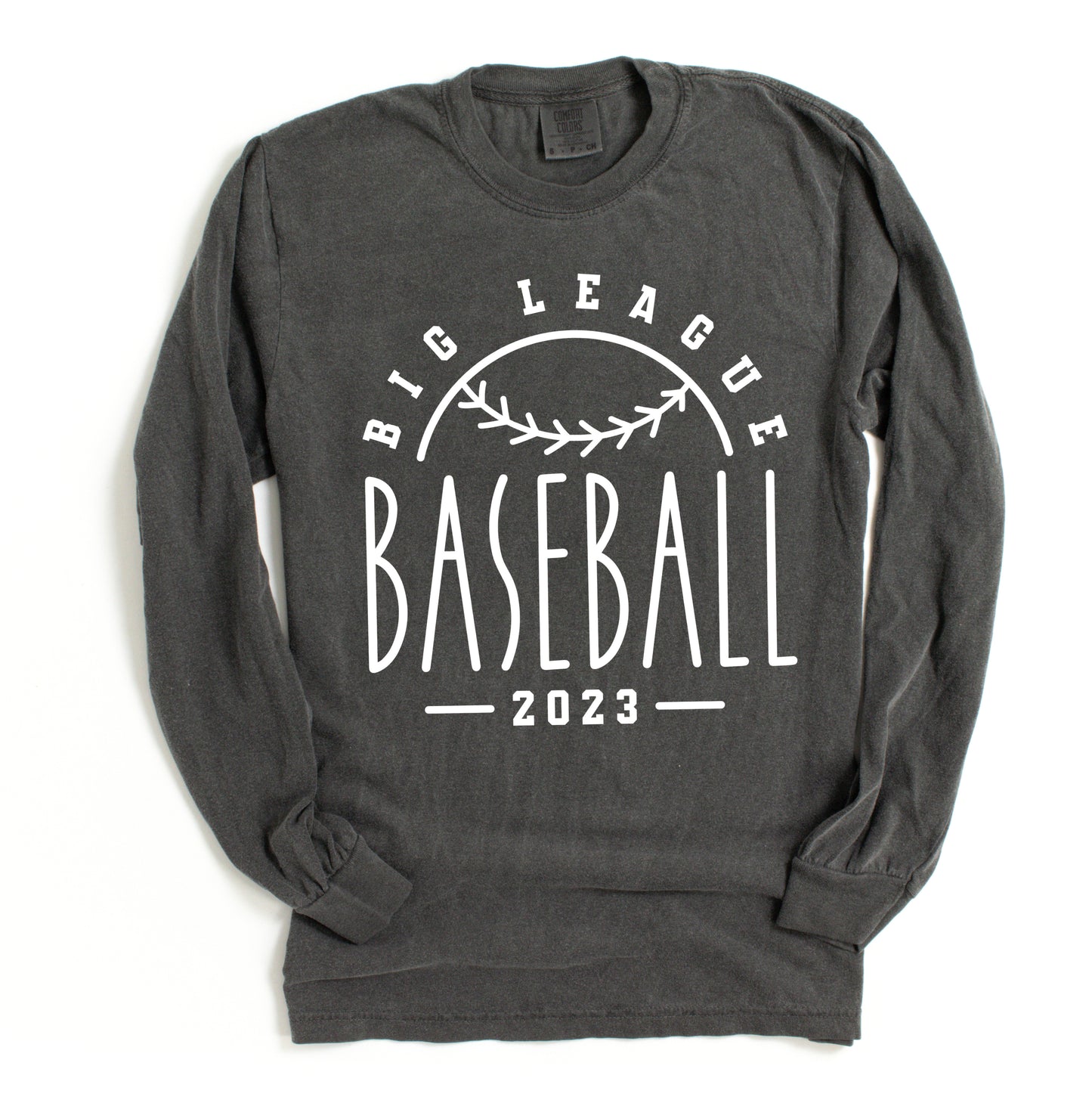 Long Sleeve Custom Comfort Colors Any Team Name Baseball Tee