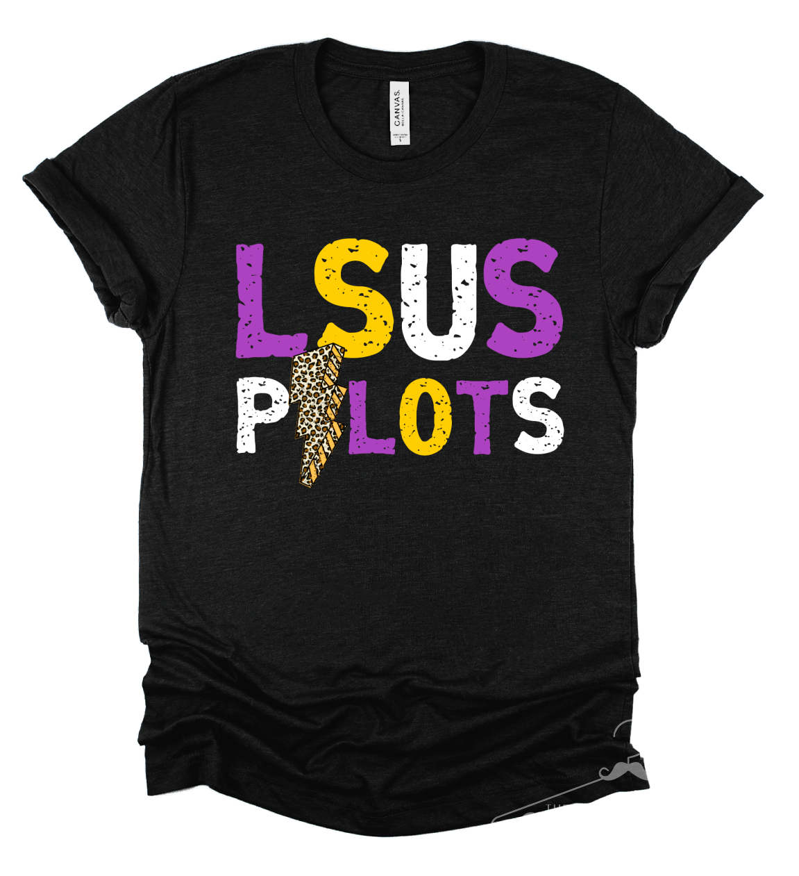 LSUS Pilots Lightning Bolt Soft Style School Tee