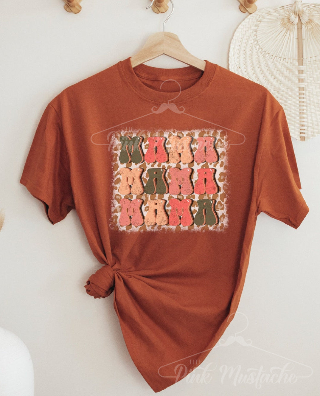 Mama Stacked Retro Softstyle Tee/ Multiple Colors Available