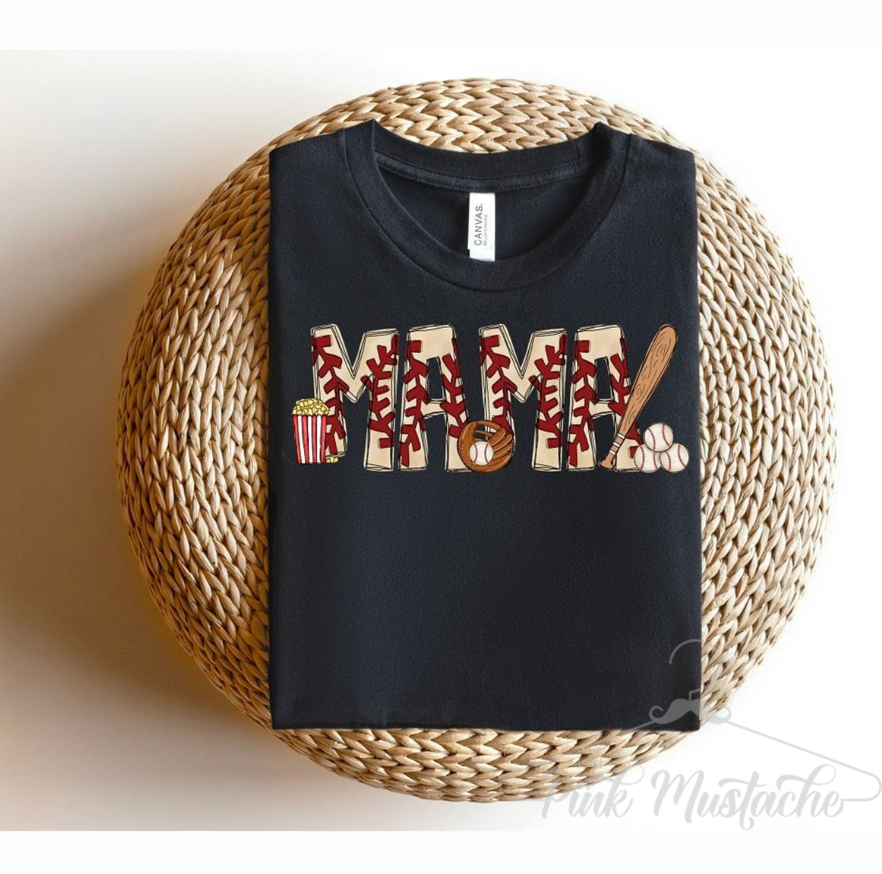 Soft Style Baseball Mama Shirt/ Baseball Mom Soft Style Tee