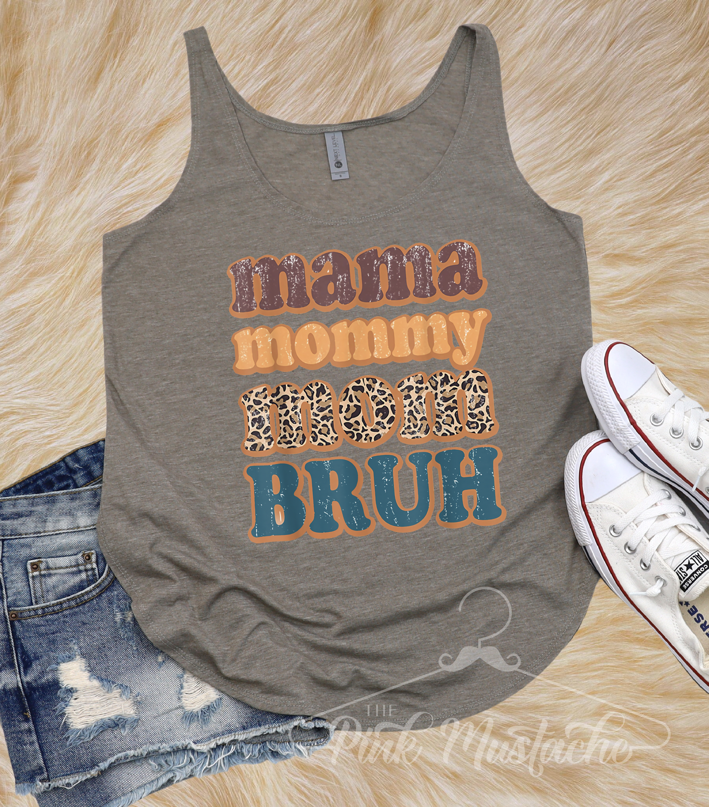 Mama Mommy Mom BRUH Racerback Tank / Funny Tank Top/ Mothers Day Gift/ Gifts for Her