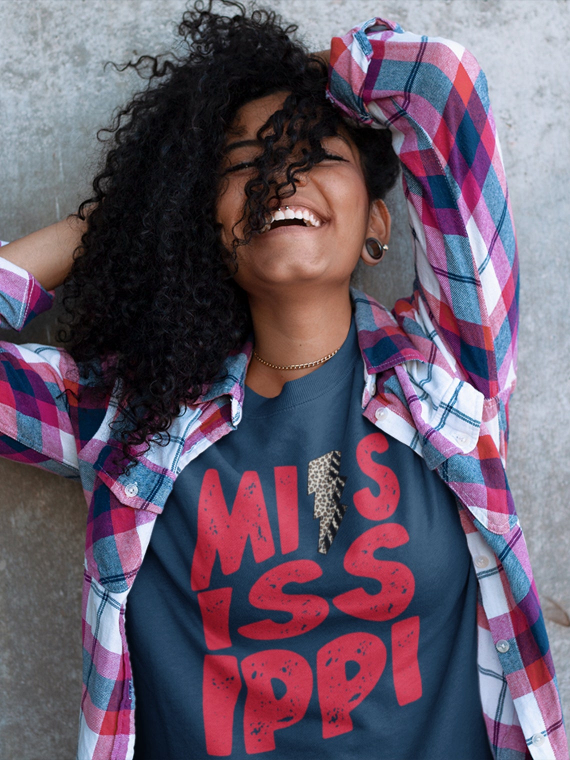 Mississippi Lightning Football Shirt/ Softstyle Tee/ Youth and Adult Sizing Available