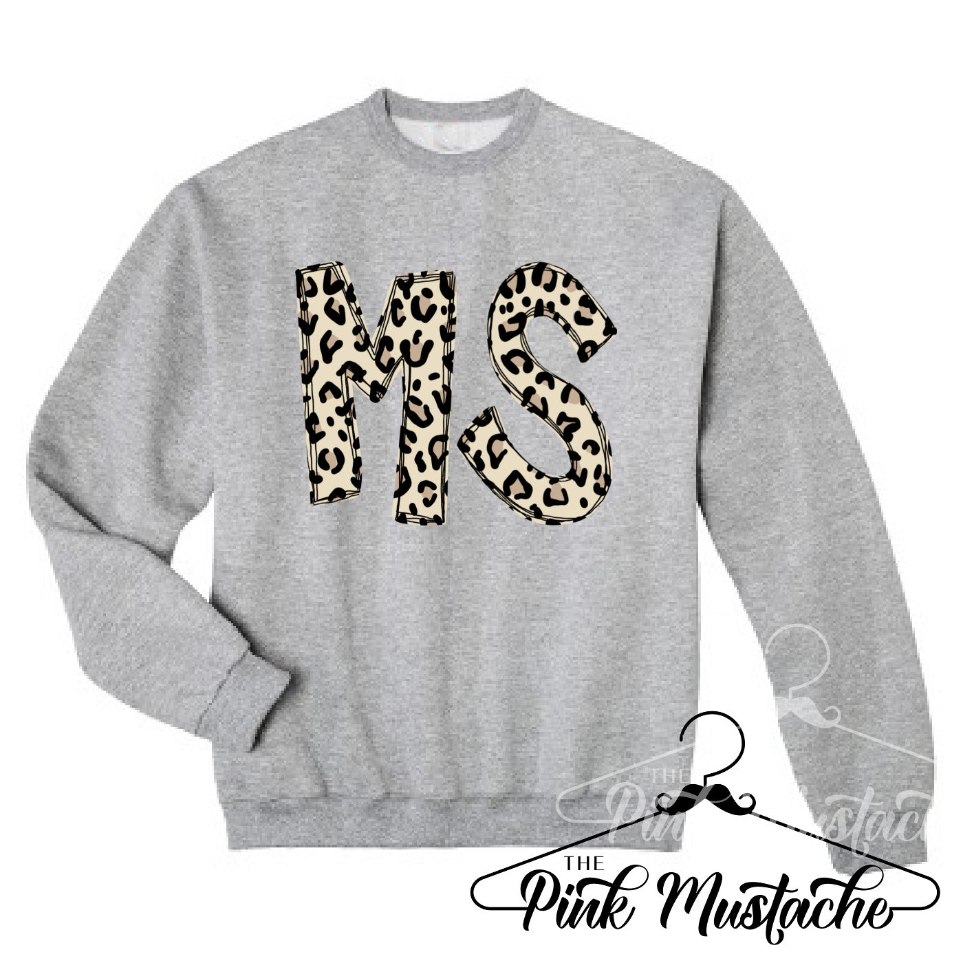 Custom - ANY State - Leopard Sweatshirt - Unisex Sized Sweater