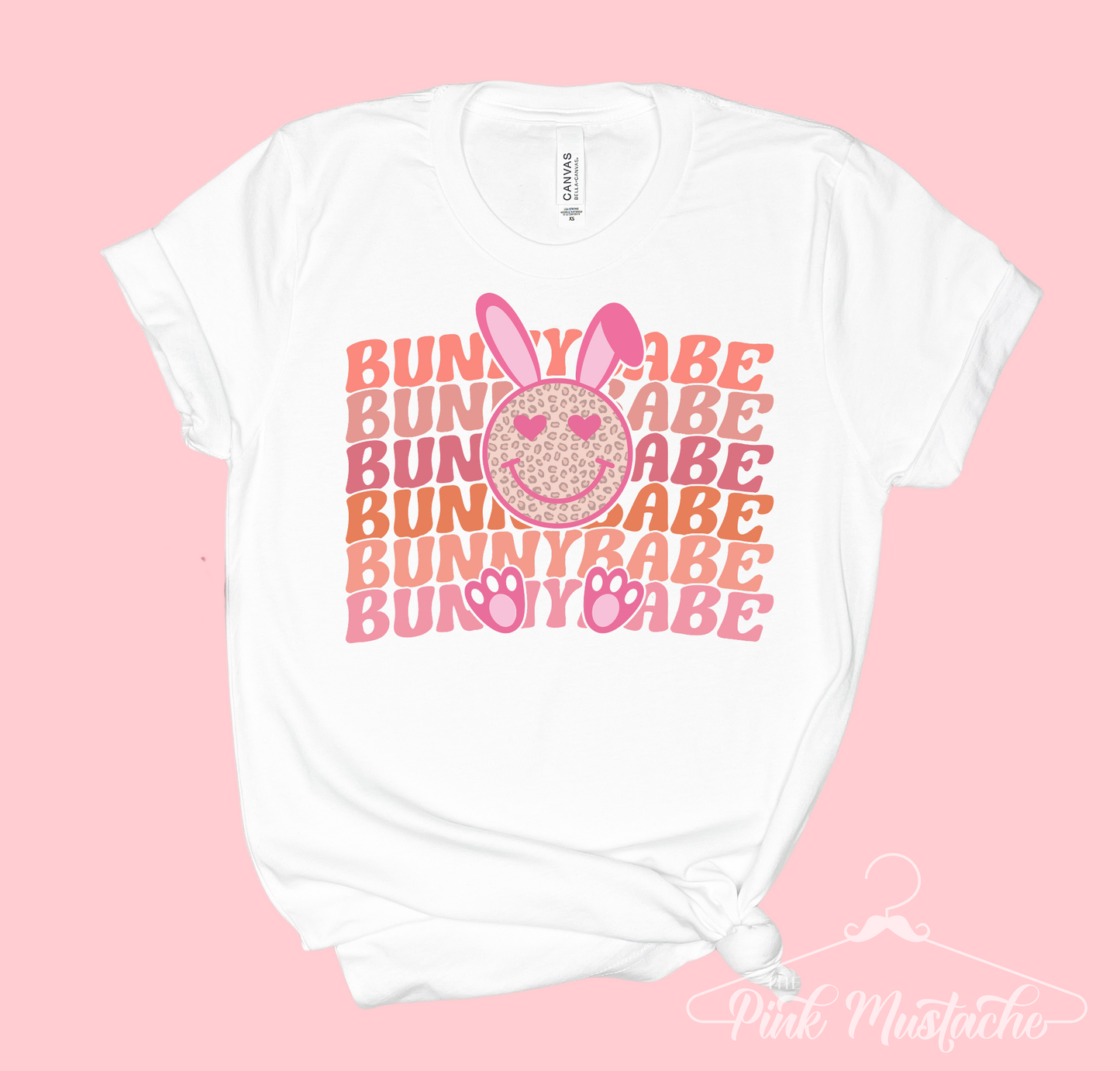 White Bunny Babe Easter Softstyle Tee - Toddler, Youth, and Adult Sizes/Religious Tee/ Unisex Sized Tee / Easter Spring Shirt