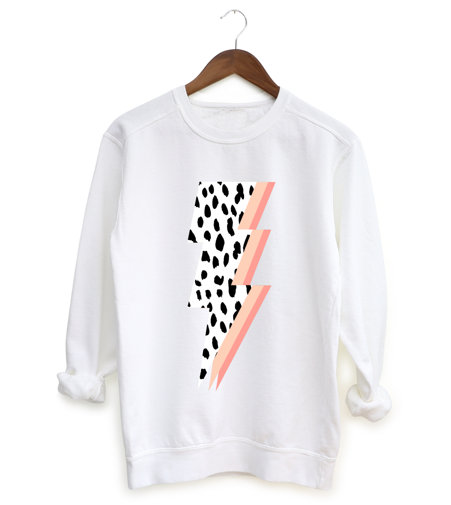 Lightning Bolt Sweatshirt/ Gildan, Bella, or Comfort Colors Brand