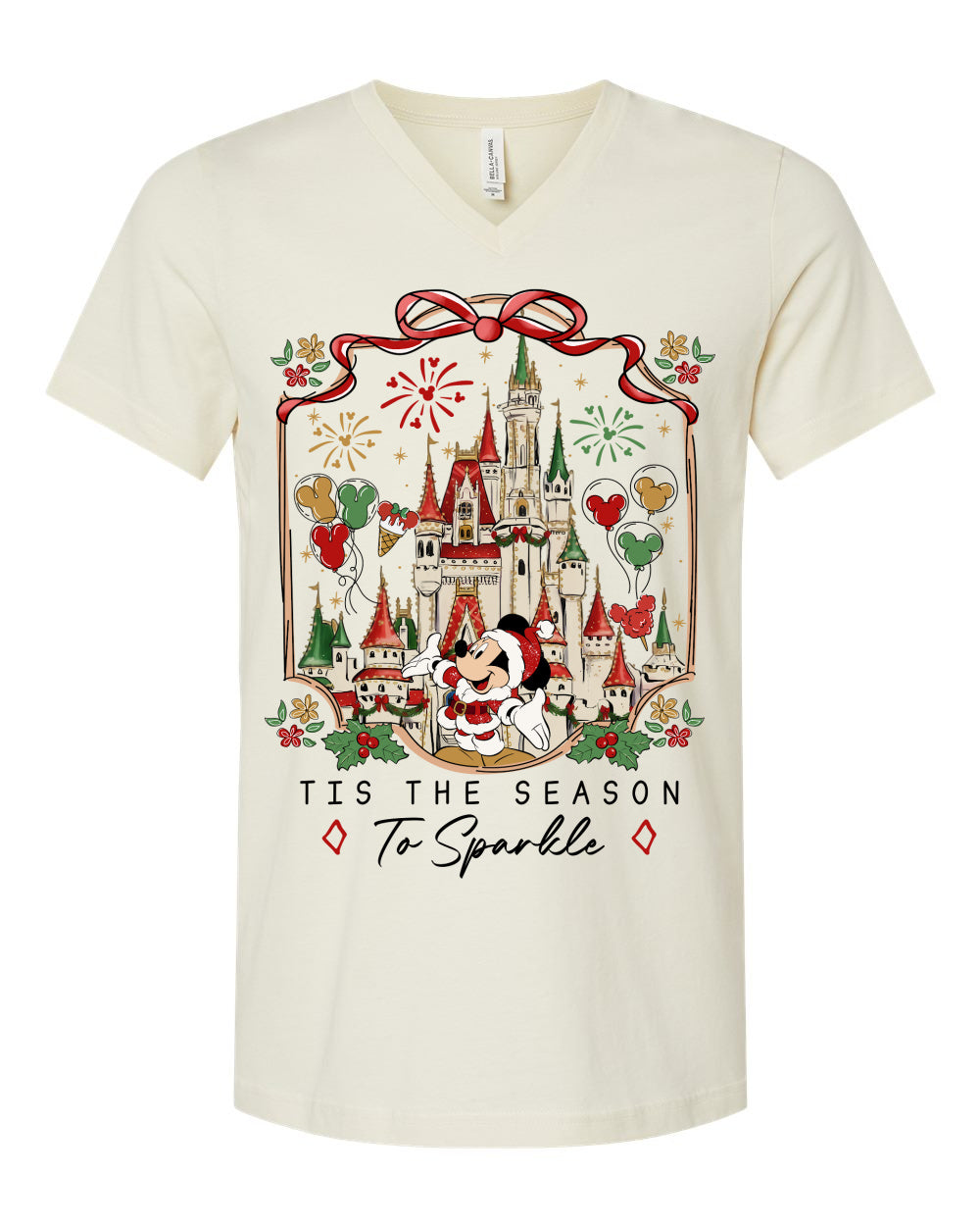 Tis the Season to Sparkle - Christmas Shirts/ Youth and Adult Sizes/ V-Neck Options Available