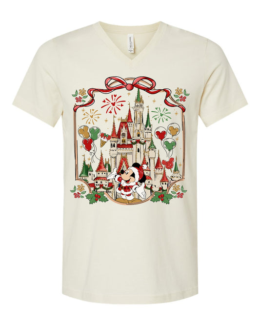 V-Neck Magical Christmas Shirts/ Youth and Adult Sizes/ V-Neck Options Available